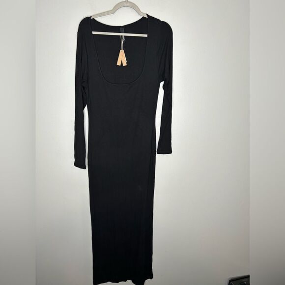 Skims Soft Lounge Long Sleeve Dress NWT - Picture 3 of 5